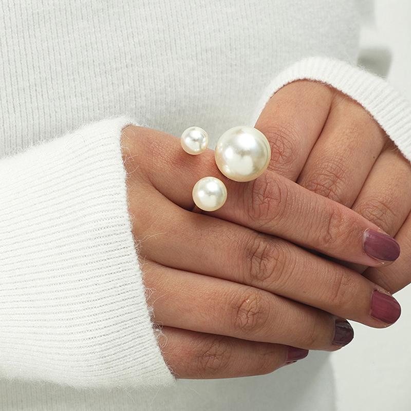 Simple Flower Fingertip Nail Rings For Nail Photo Shoot Nail Open Ring Studio Supplies Nail Gel Color Makeup Display Jewelry