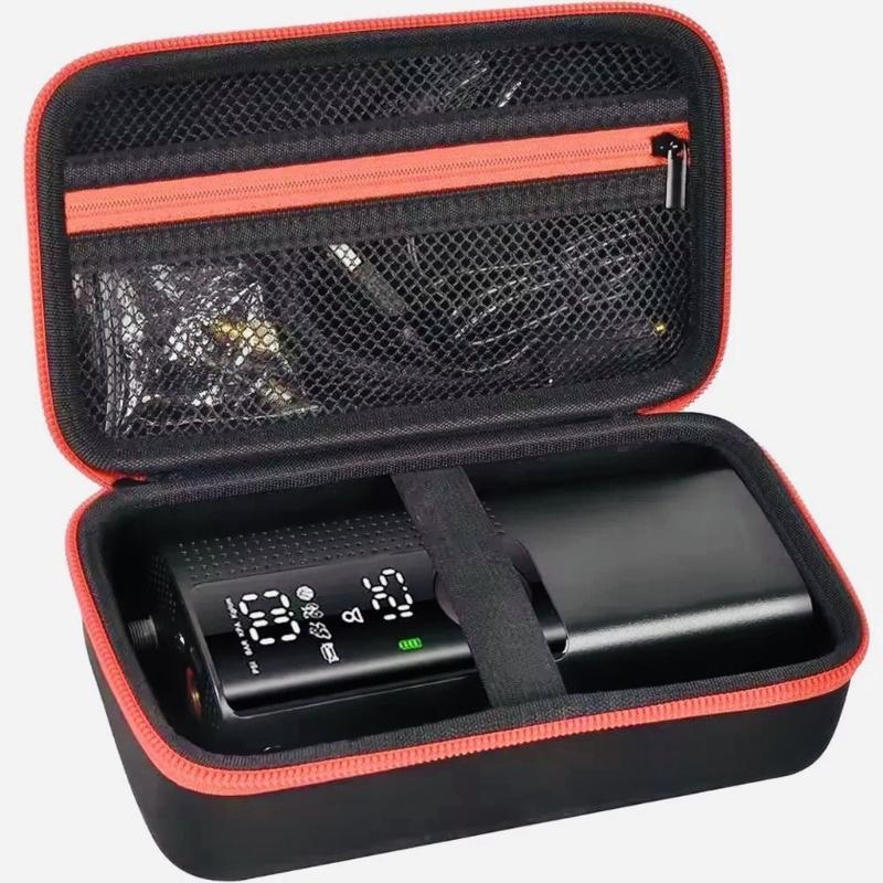 Wasserdichte Anti-Schock-EVA-Schutz-Tragetasche für tragbare Starthilfegeräte, Powerbanks, Reifenkompressoren, Aufbewahrungstasche, Halter