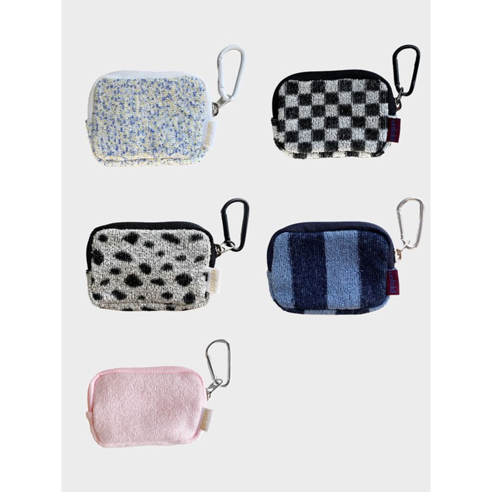 unfold Terry card case Keyring(24colors)