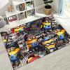 3D Cartoon Minions Despicable Me Rug for Bedroom Living Room Sofa Home Doormat Decor, Large Kids PLAY Non-slip Floor Mat Gift