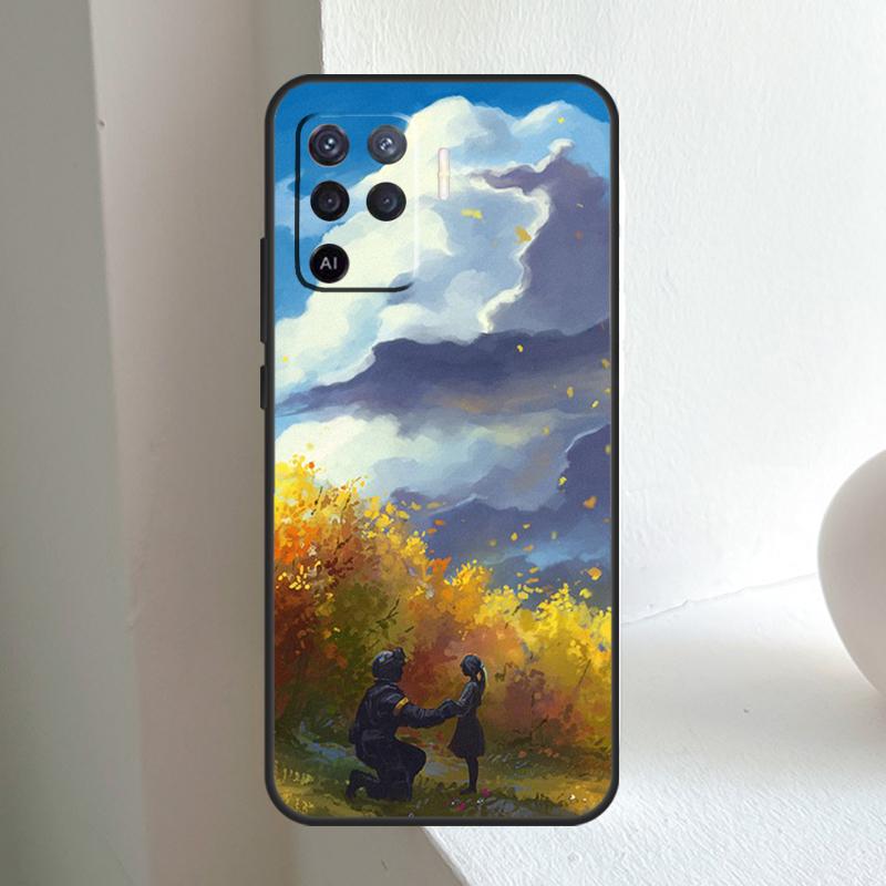 Ukrainian Flag For OPPO A96 A76 A16 A5 A6 Pro A15 A17 A57 A18 A38 A58 A78 A98 A54 A74 A94 A40 A60 A80 Case