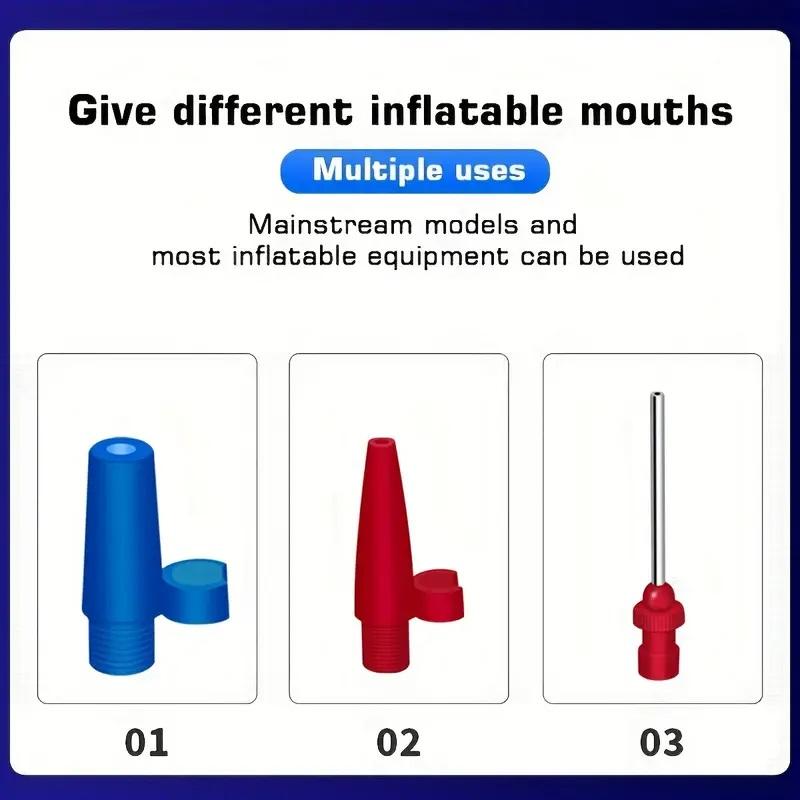 Portable Air Compressor: 150PSI Cordless Car Tire Inflator Pump With Pressure Gauge & Light - Perfect For Cars, Motorcycles & Bicycles