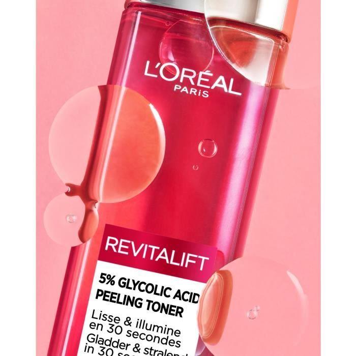 Lotion exfoliante L'OREAL PARIS Revitalift effet Peeling à l'Acide Glycolique 5% - 180 ml