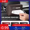 2025 Hot Car Paper Towel Bag Headrest Decor Tissue Seat Back Paper Box For Mazda Axela Atenza CX9 MX3 MX5 RX8 RX7 MX30 CX30