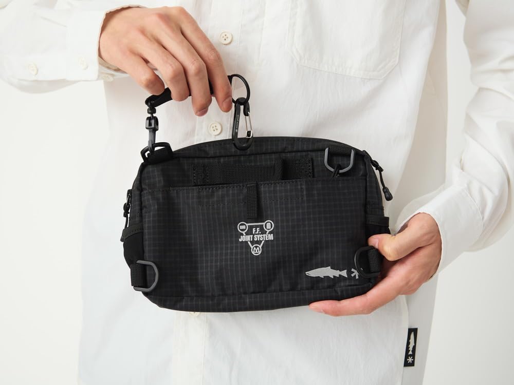 Snow Peak SP FF Joint System Chest Bag Shoulder Crossbody Black SPF-AC-25AU904, Bag, Bag, Men's/Women's,