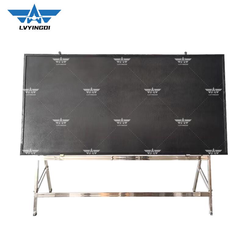 Green Camp Movable Wooden Large Blackboard
