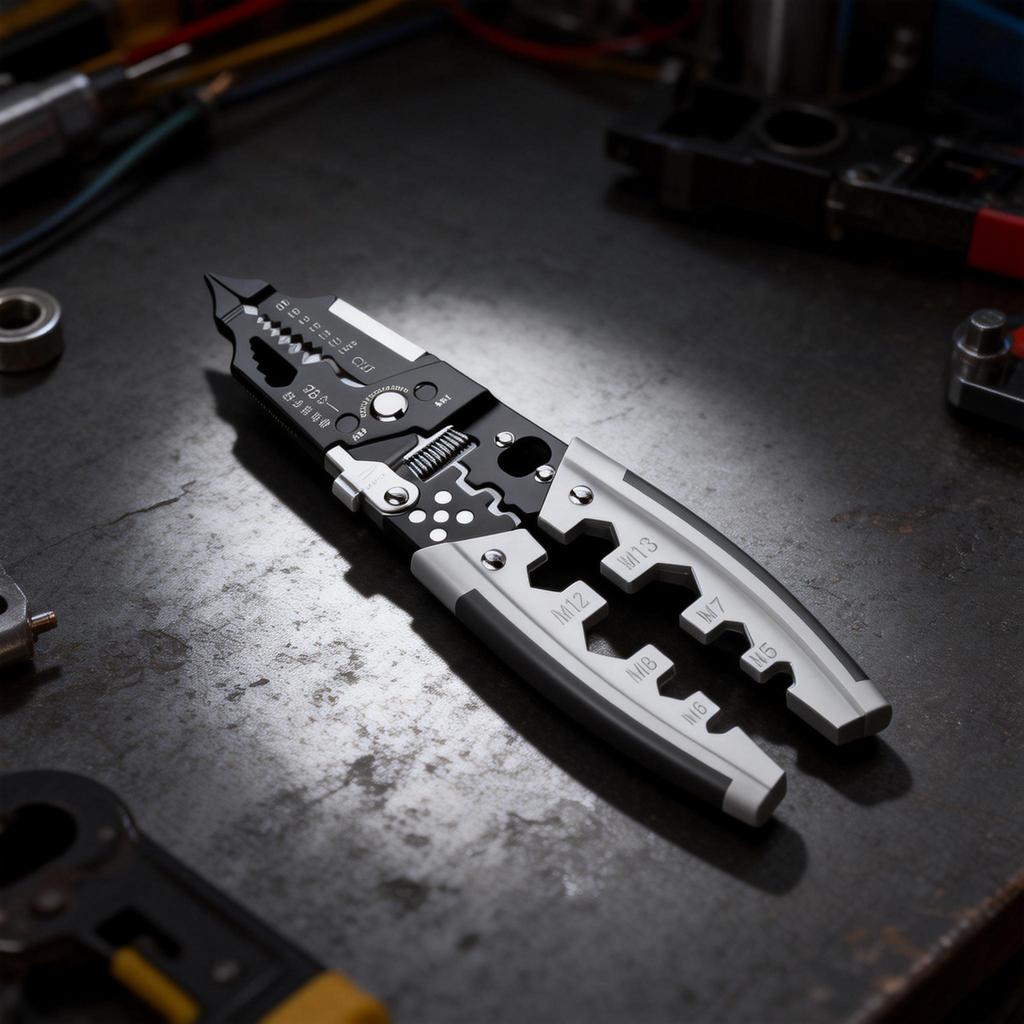 28 In 1 Professional 8-inch Wire Stripper/wire Crimping Tool, Wire Cutter, Wire Crimper, Cable Stripper, Wiring Tool