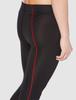 Mizuno K2JB1190 Training Long Size M Men's Tights, Moisture-Wicking, Quick-Drying, Black/Red,
