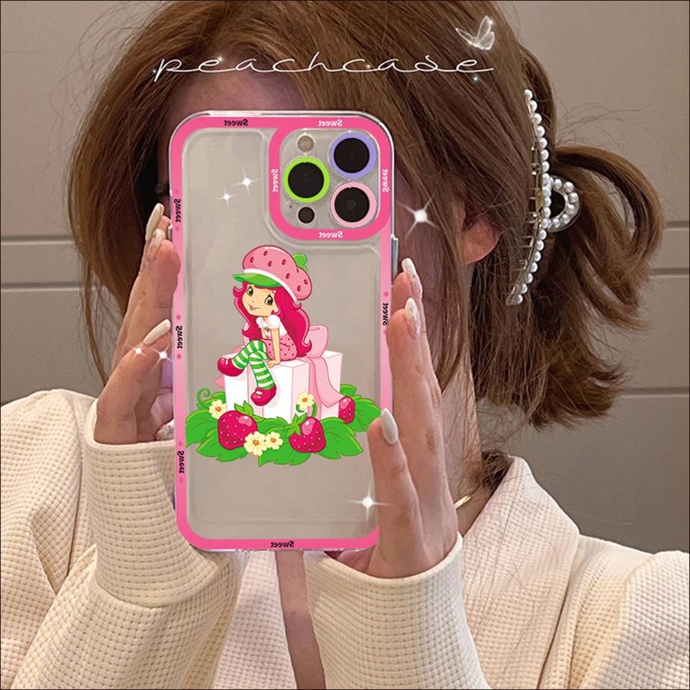 Husa de telefon Strawberry Shortcake pentru iPhone 14 13 12 11 Pro Max XS X XR SE 2020 6 7 8 Plus Mini Husa de protectie