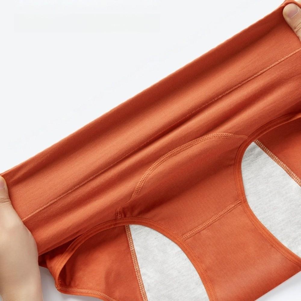 Leak Proof Menstrual Briefs High Waist Physiological Underwear Simple Period Pants  Women