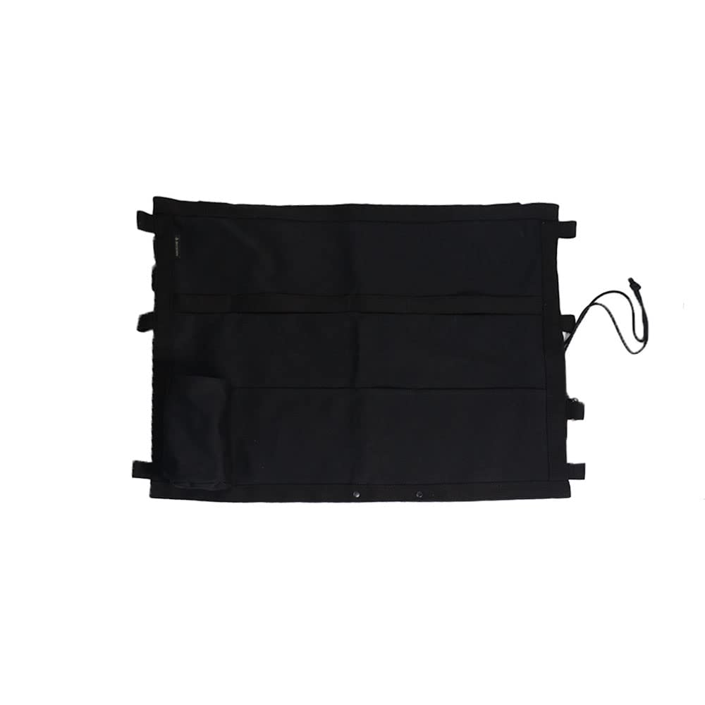 

DUCKNOT Навесной органайзер из канваса с задним карманом для стула, настенный карман, карман на спинку сиденья, карман для хранения, Сделано в Японии Нет (Черный логотип)