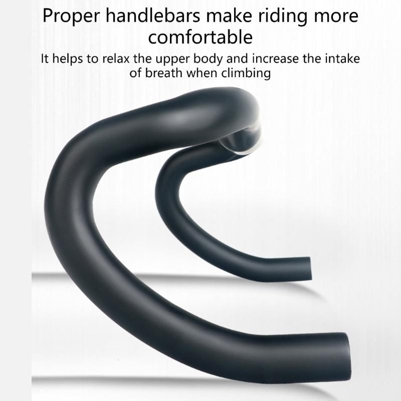 Light Weight Carbon Fiber Road Bike Handlebar Replacement 31.8mm Drop Bar Bent Handlebar Cycling Bicycles Accessories