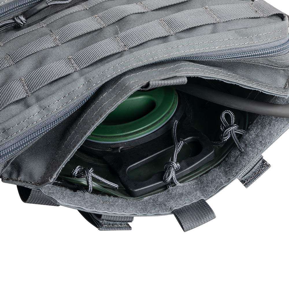 ELITE Backpack Military Nylon Hydration Molle Pouch Water Repellent Large Capacity Bag Military Hydration Mountaineering Running Airsoft [EXCELLENT