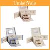 Leather Jewelry Organizer Box With Three Drawers For Wedding Gifts And Travel Souvenirs