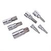 HFS (R) 13-Piece Torx Bit Socket Set, Star Shape, 6.35mm, 9.52mm, 12.7mm, for Storage Boxes, Cars, and Equipment