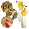 1 Pair Professional Beekeeping Gloves Anti-bee Beekeeping Tools Safe Canvas Sheepskin Gloves
