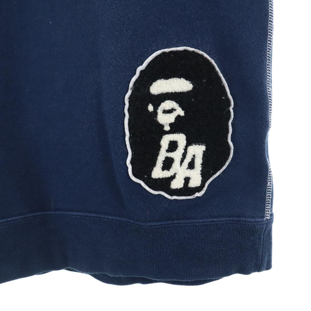 A BATHING APE Long Sleeve Sweat Trainer XS Back Brushed Men's Used