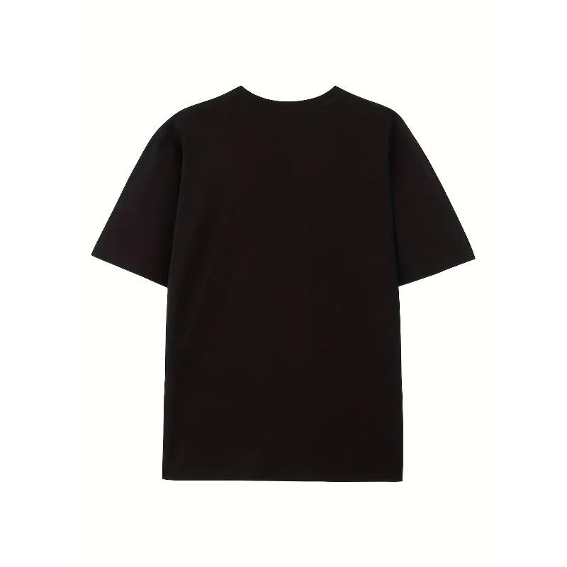 Rozmiary europejskie Vintage Czarny T-shirt Goonies Plus Size z nadrukiem czaszki i mieczy