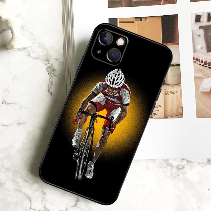 Bike Bicycle Cycling Phone Case For iPhone 17 16 15 13 12 11 14 Pro Max Plus 12 13 Mini 16e 17 Air Cover Coque