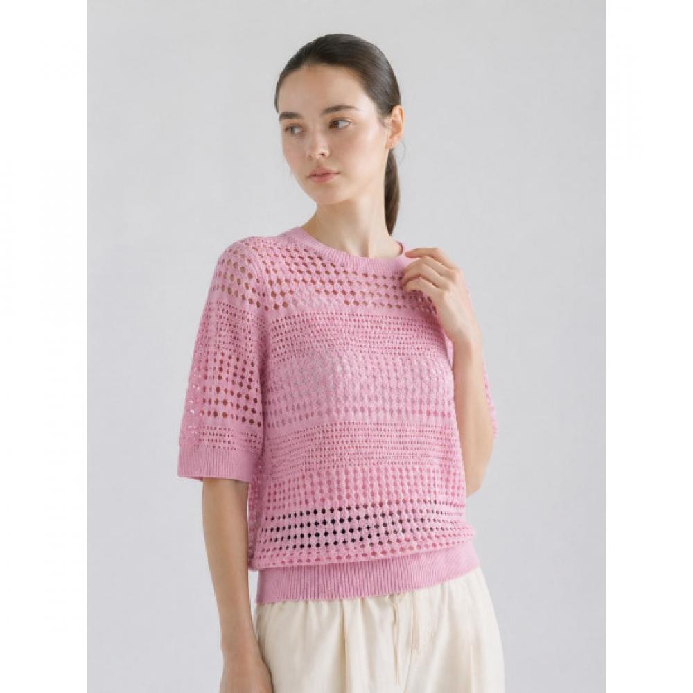 Maribon Women Crochet Pullover Tank Top Blouse Set 6 Types Available