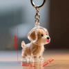 Transparent Fur Storage Box For Puppies Cute Animal Fur Ball Storage Pendant Decoration Commemorative Dust Box Gift