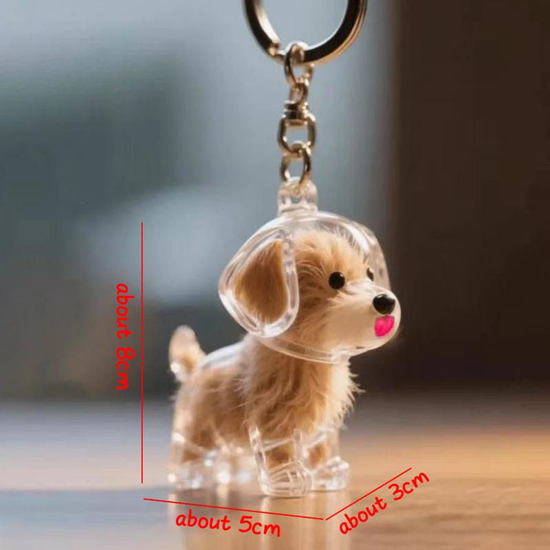 Transparent Fur Storage Box For Puppies Cute Animal Fur Ball Storage Pendant Decoration Commemorative Dust Box Gift