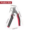 Stainless Steel Automotive Snap Pliers | Fastener Remover with Ergonomic Grip for Mechanics, Garage Workshop Users, Automotive Repair Enthusiasts