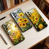 Sunflower&Sunny Day  For Samsung Galaxy A13,A21s,A22,A31,A32,A52,A53,A71,A80,Soft Black Shell