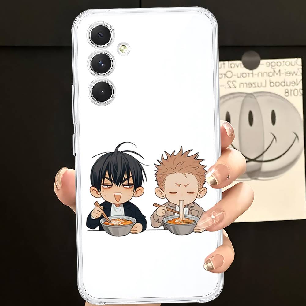 

He Tian And Little Mo HD Clear Transparent Phone Case For Samsung Galaxy A52,A12,A51,S24,S23,S22ULTRA,S21 Edge,S20LITE,Plus,U S22ultra5G