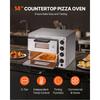 VEVOR Commercial Countertop Pizza Oven Electric Pizza Oven for 35.6 cm Pizza Indoor