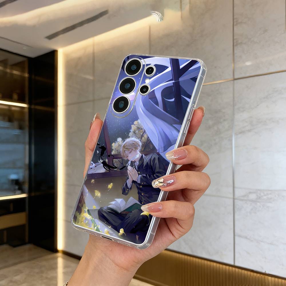 

Natsume s -Book of -Friends Phone Case For Samsung S25,S24,S21,S22,S23,S30,Ultra,S20,Plus,Fe,Lite Transparent Cover Samsung S23plus5G