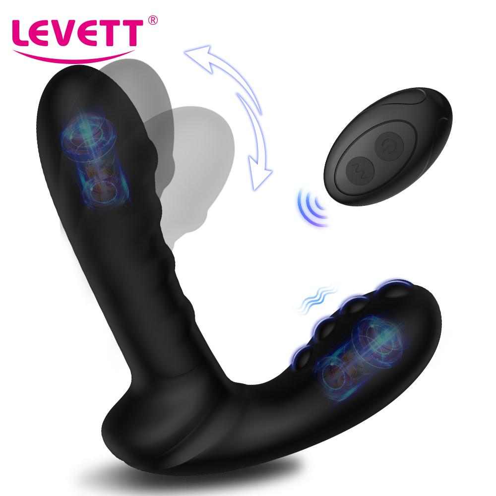 Male Prostate Massager Wiggle Anal Vibrator For Men Wireless Control Butt Plug Vibrating Anus Masturbator Sex Toys For Couples