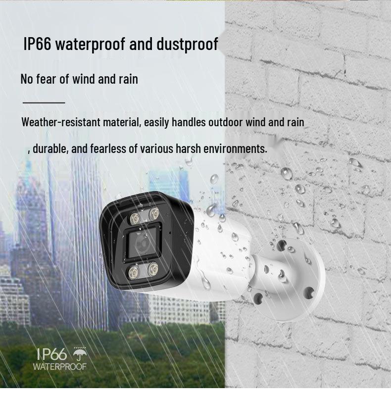 5MP Dual-Light Night Vision PoE Bullet Surveillance Camera with Smart Full-Color Vision