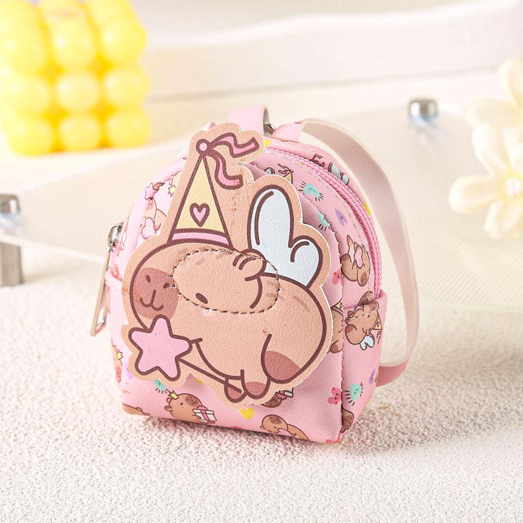 Cartoon Small Backpack, Change Bag, Card Bag, Cute Keychain Bag, Mini Small Bag, Earphone Bag, Portable Carry-on Belt.