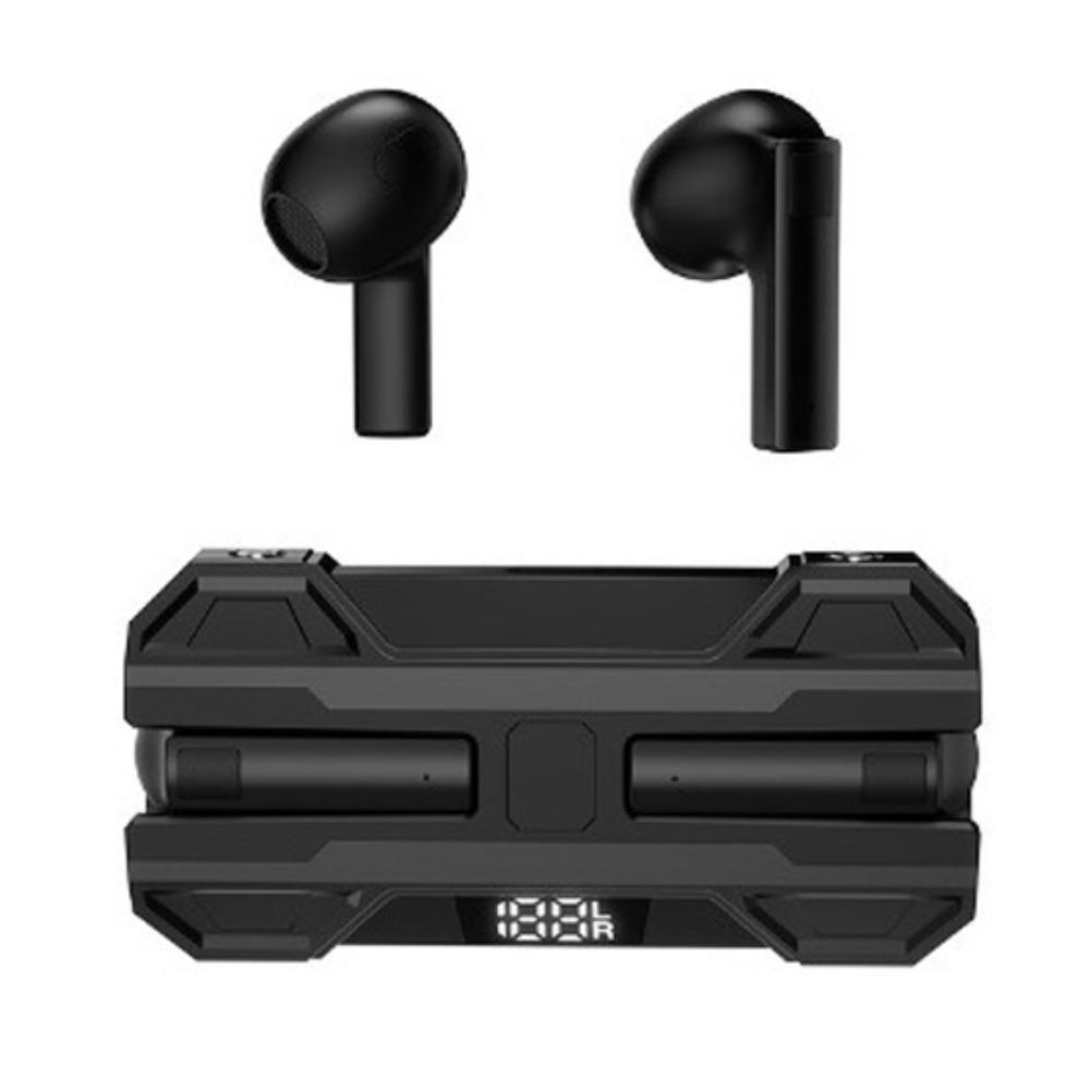 Metal Style Wireless Earphones Stereo Ergonomic Gaming Earbuds Wireless Bluetooth Earphone  Sports