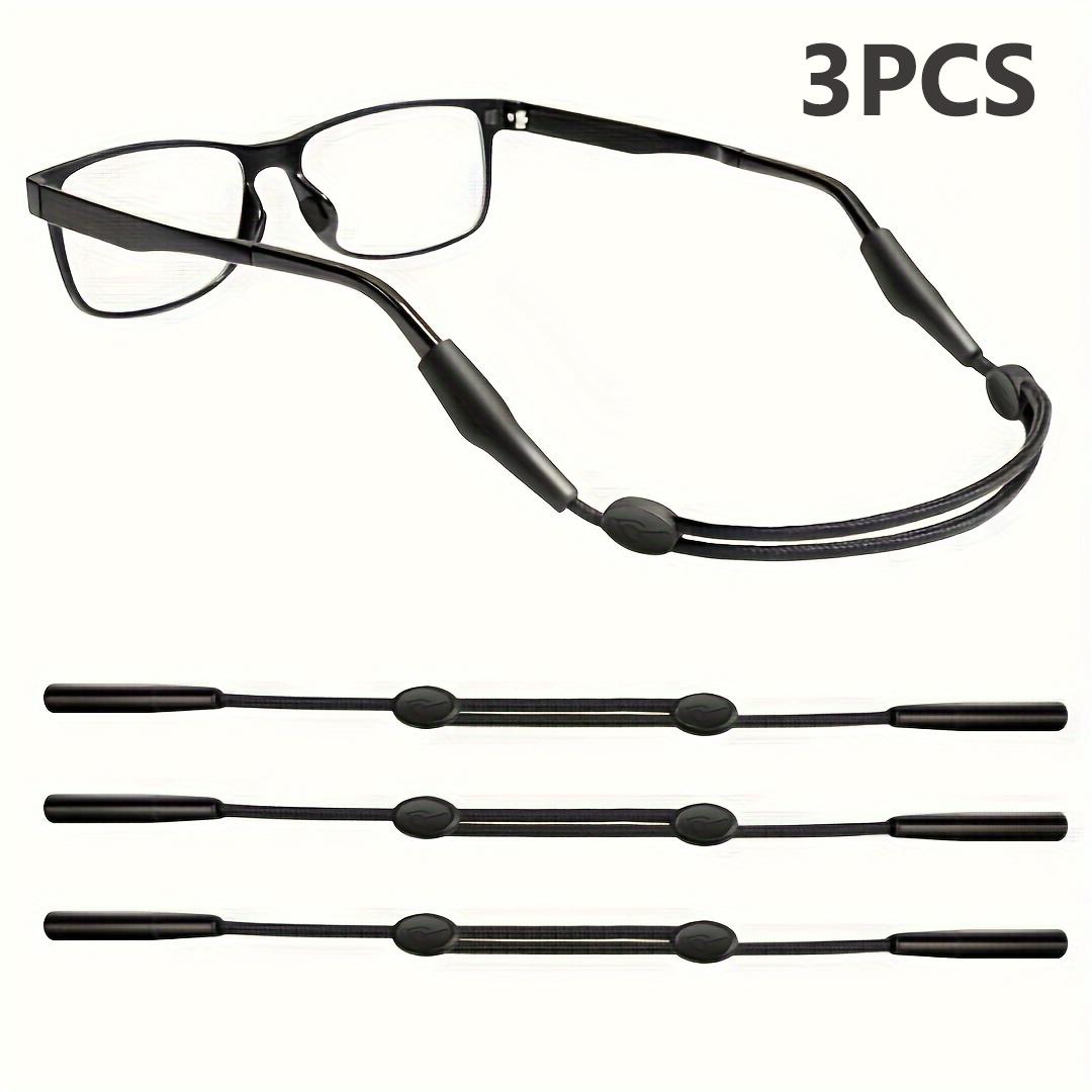 3pcs Universal Adjustable Eyewear Glasses Straps Silicone Anti-Slip Eyewear Retainers Unisex Strap Safety Glasses Holder