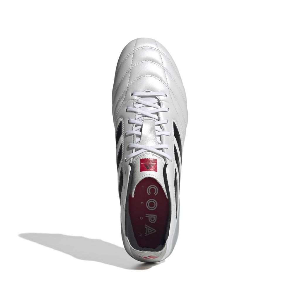 Soccer Spikes Copa Icon 2 Alphaskin Elite HG NMO05 Footwear Ruby Cm [Adidas] White/Core Black/Pure (JH9223) 26.0