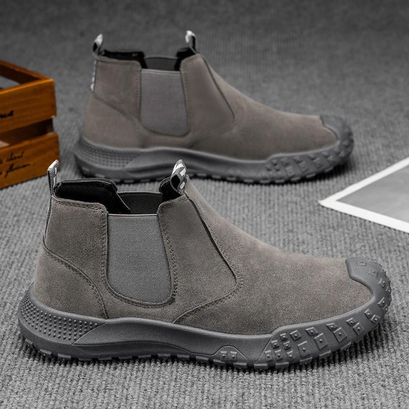 

Men s Shoes High-top Martin Boots Anti-slip Wear-resistant Construction Site Sports Casual Work Labor Protection 42