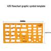 Multi-Function Drawing Template Ruler for Circles, Ellipses, Furniture, Architecture, Geometry, Mathematics, and Interior Design.
