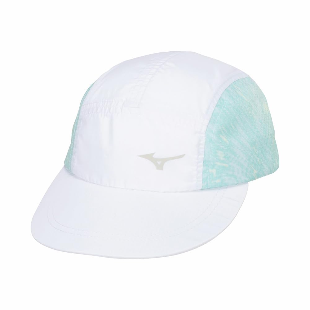 Mizuno UPF Summer UV Green Women's 50+ Cap, 32JWB301, White/Eggshell