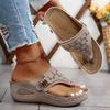 Fashion Women Slippers Fashion Wedge Sandals Open Toe Slip On Platform Slippers Summer New Flip Flops Casual Designer Shoes Slides Women