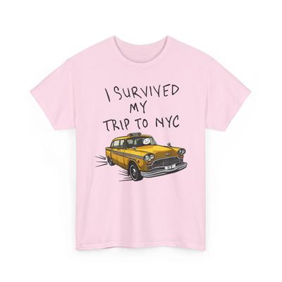 Survived My Trip To NYC T-Shirt Funny Survived My Trip To New York T-Shirt 2
