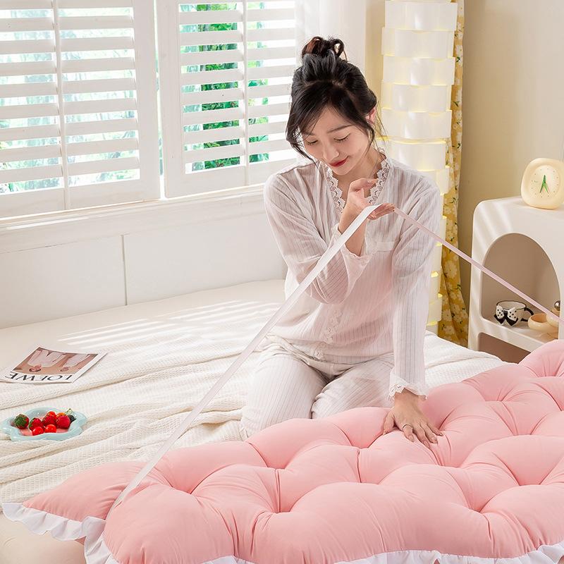 Princess style, heightening bedside cushions, sofa backrest on the bed, anti-collision, waist protection