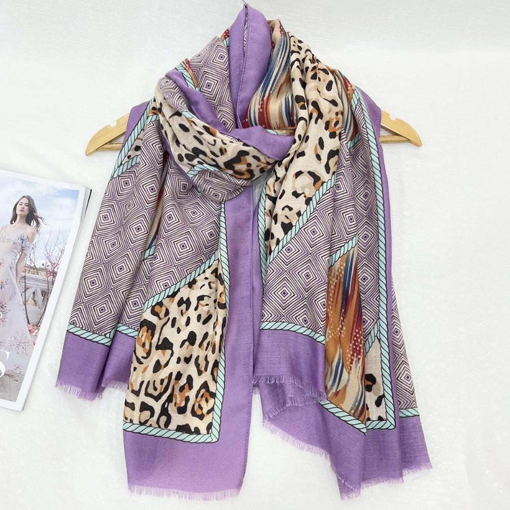 Lightweight Women Scarf Cotton Linen Fabric Silk Scarf Fashion Warm Shawl  Summer Season