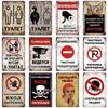 Vintage Russian Warning Metal Sign Metal Poster Tin Sign Plaque Metal Vintage Wall Decor for Bar Pub Club Man Cave Movie Custom