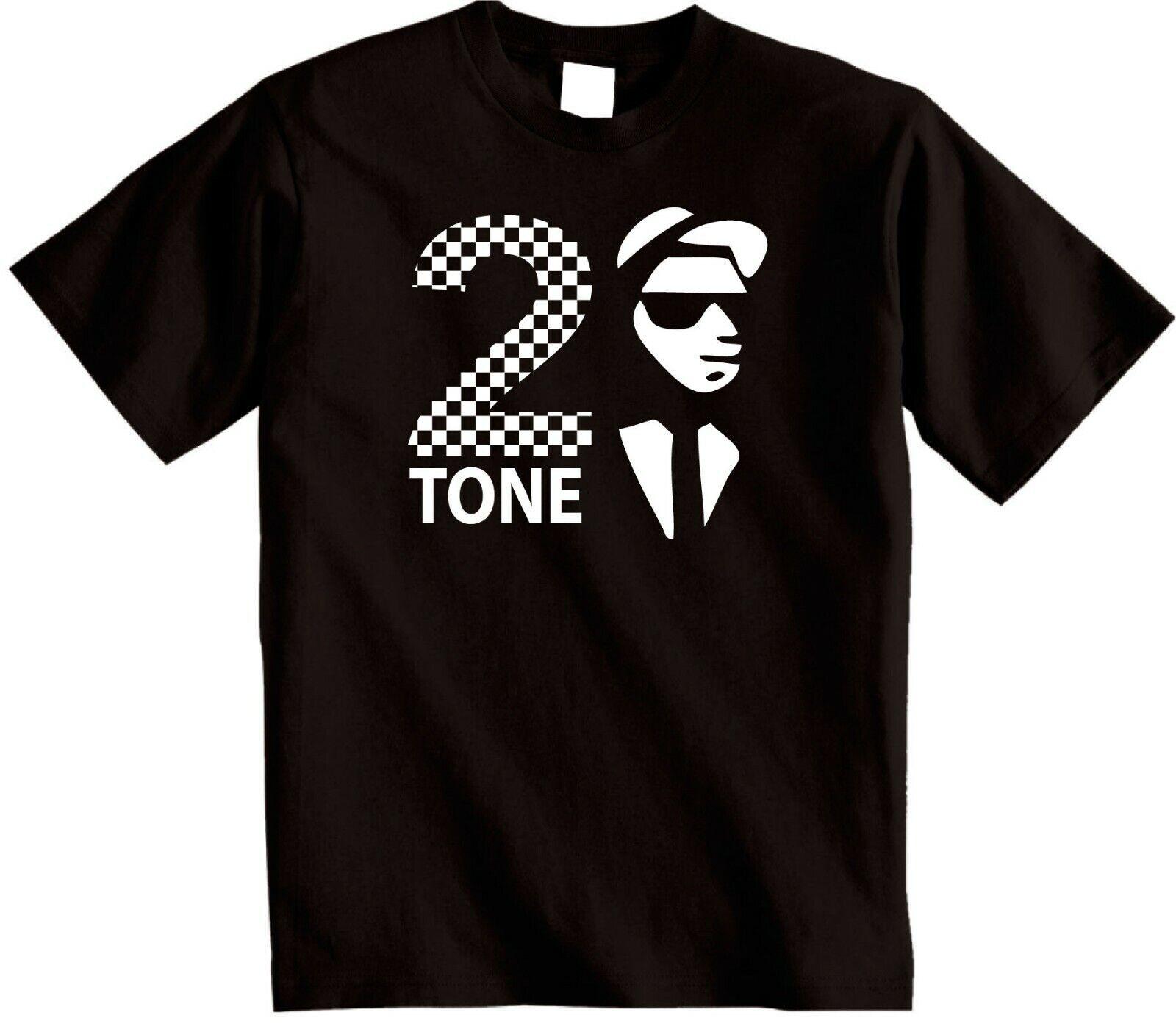 The Specials 2 Records The Specials Retro Music 100% Cotton T-shirt Mens Tees Top SKA Northern Soul Reggae S