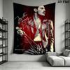 Freddie Mercury Ästhetik Wandteppich Wandteppich Mode Druck Hintergrundtuch Ferienwohnung Weiche Dekoration Wandteppich Hintergrundtuch