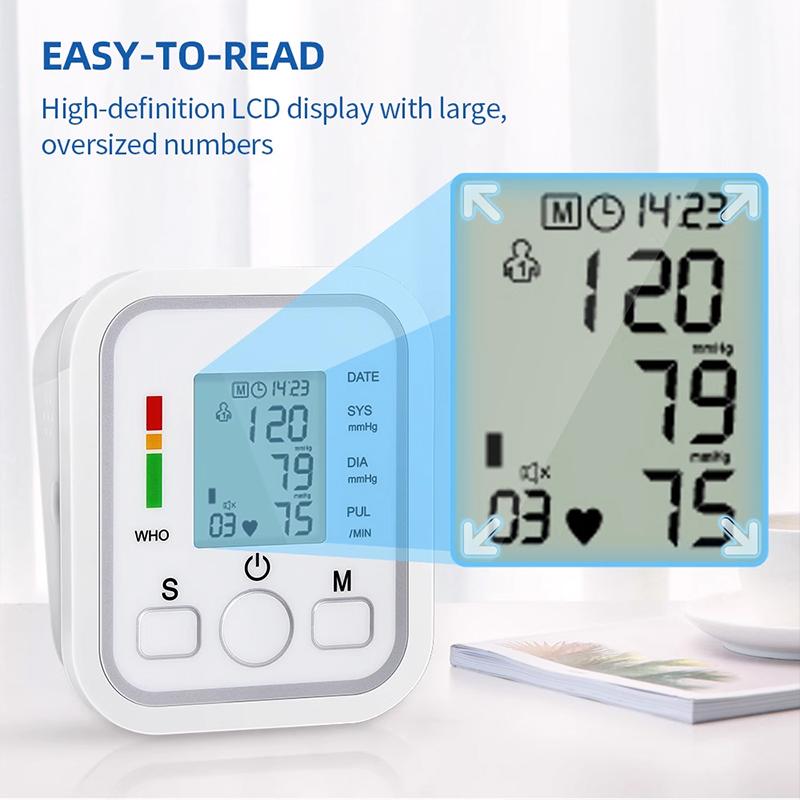Medical Electronic Blood Pressure Monitor Upper Arm Pulse Detection Home Elderly Smart Blood Pressure Monitor