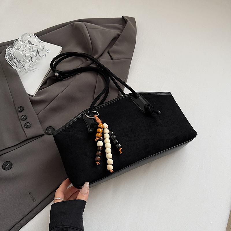 Premium texture retro large-capacity bag women's 2025 new summer commuter shoulder bag portable tote bag