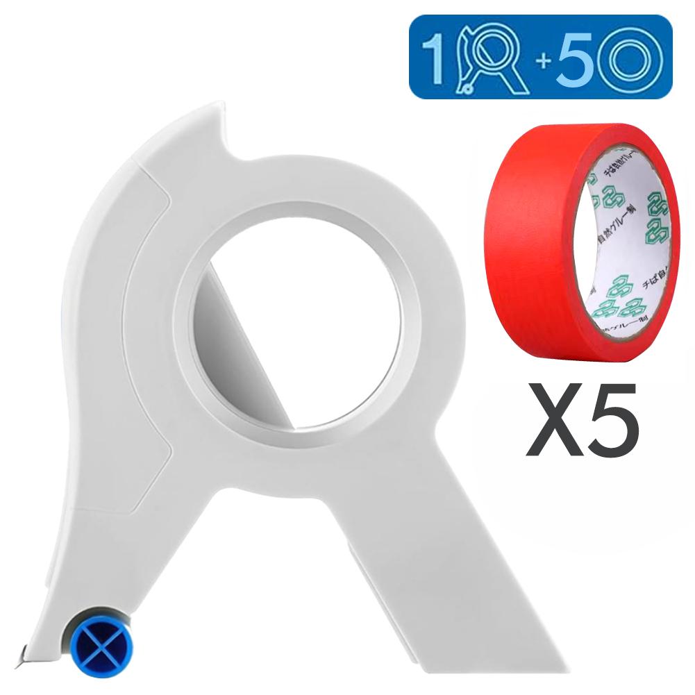 New Painter Masking Tape Applicator Dispenser Machine Adhesive Tape with Tape Cutting Tool for Repair and Beautify Crack in Tile